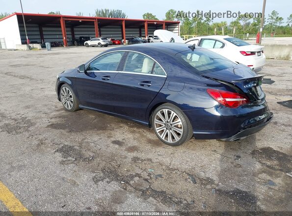 WDDSJ4EBXJN602213 2018 MERCEDES-BENZ CLA 250 Navy Trasero izquierdo