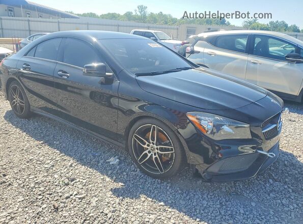 WDDSJ4EBXJN662749 2018 MERCEDES-BENZ CLA-CLASS Black Առջևի աջ