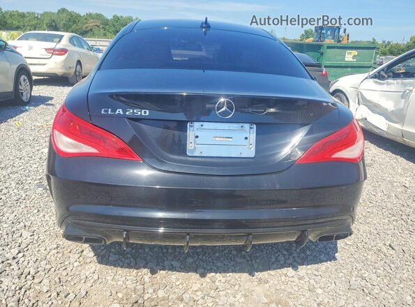 WDDSJ4EBXJN662749 2018 MERCEDES-BENZ CLA-CLASS Black Հետևի տեսք