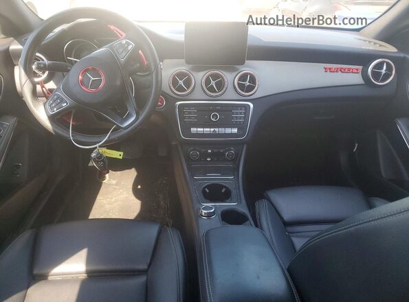 WDDSJ4EBXJN662749 2018 MERCEDES-BENZ CLA-CLASS Black Առջևի վահանակի տեսք
