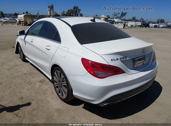 WDDSJ4EBXJN696643 2018 MERCEDES-BENZ CLA 250 White Հետևի ձախ