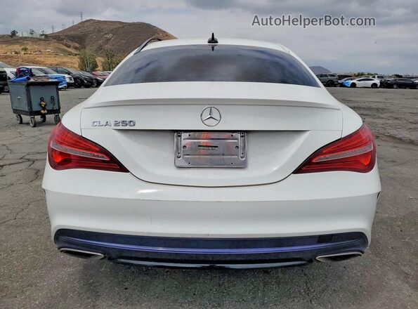 WDDSJ4EBXKN721767 2019 MERCEDES-BENZ CLA-CLASS White უკანა ხედი