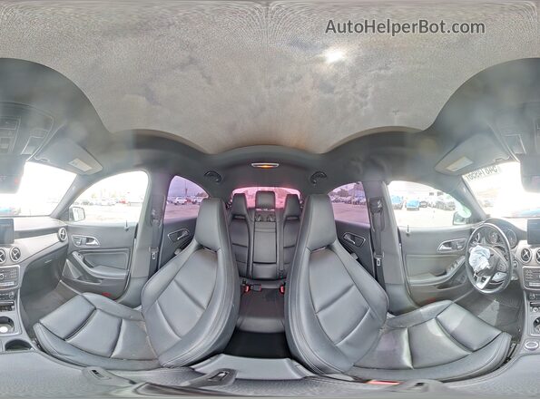 WDDSJ4EBXKN721767 2019 MERCEDES-BENZ CLA-CLASS White VIN კოდის სტიკერის ხედი