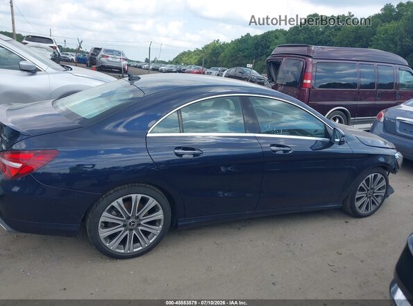 WDDSJ4GB0JN613346 2018 MERCEDES-BENZ CLA 250 Синий Вид задней части салона