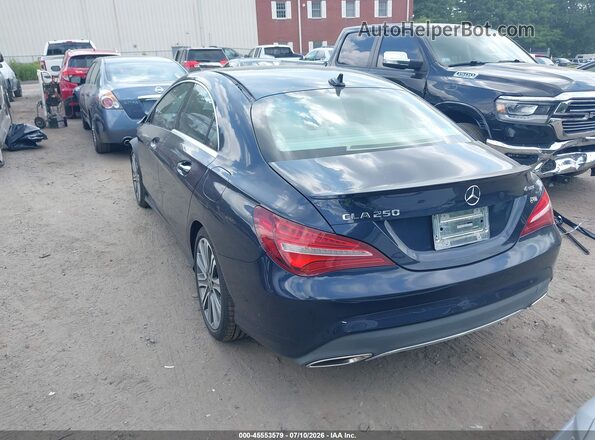 WDDSJ4GB0JN613346 2018 MERCEDES-BENZ CLA 250 Синий Задняя левая четверть