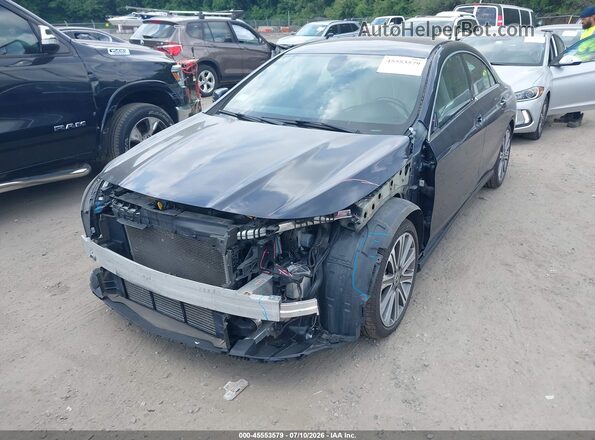 WDDSJ4GB0JN613346 2018 MERCEDES-BENZ CLA 250 Синий Передняя левая четверть