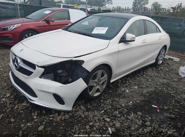 WDDSJ4GB2HN457207 2017 MERCEDES-BENZ CLA 250 White წინა მარცხენა ხედი სამი მეოთხედიდან