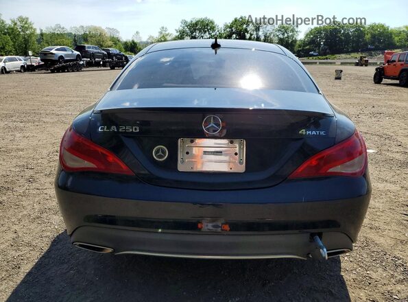 WDDSJ4GB2KN722845 2019 MERCEDES-BENZ CLA-CLASS Black Widok z tyłu