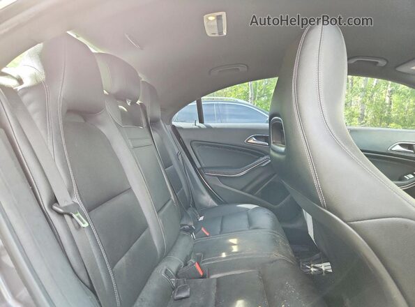 WDDSJ4GB5GN367273 2016 MERCEDES-BENZ CLA-CLASS Gray Rear seats view