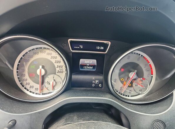 WDDSJ4GB5GN367273 2016 MERCEDES-BENZ CLA-CLASS Gray Instrument cluster view