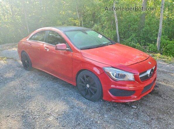WDDSJ4GB5GN377432 2016 MERCEDES-BENZ CLA-CLASS Red Delantero derecho
