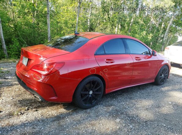 WDDSJ4GB5GN377432 2016 MERCEDES-BENZ CLA-CLASS Red Trasero derecho