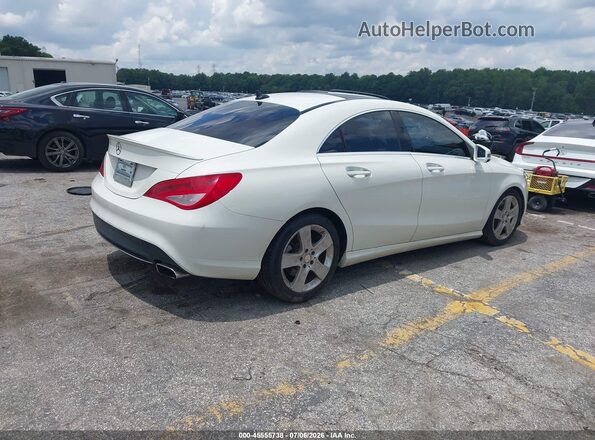WDDSJ4GB6GN358596 2016 MERCEDES-BENZ CLA 250 White Rear right