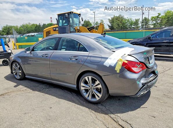 WDDSJ4GB6JN693056 2018 MERCEDES-BENZ CLA-CLASS Gray უკანა მარცხენა