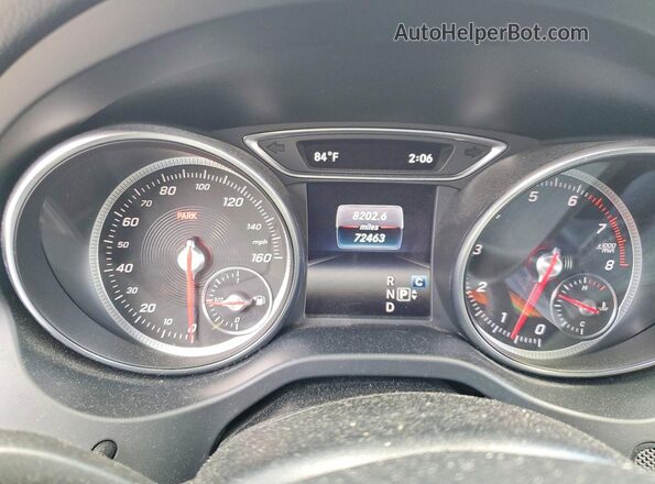 WDDSJ4GB6JN693056 2018 MERCEDES-BENZ CLA-CLASS Gray ხელსაწყოთა პანელის ხედი