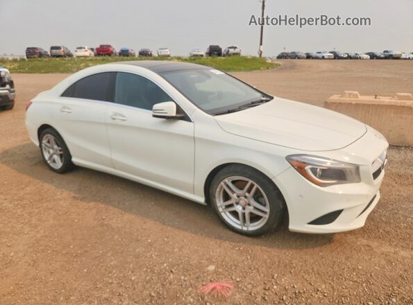 WDDSJ4GB7GN293340 2016 MERCEDES-BENZ CLA-CLASS White Delantero derecho