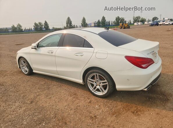 WDDSJ4GB7GN293340 2016 MERCEDES-BENZ CLA-CLASS White Trasero izquierdo
