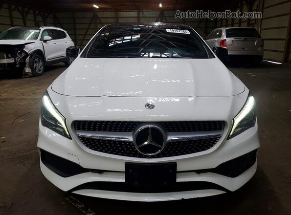 WDDSJ4GB8JN634896 2018 MERCEDES-BENZ CLA-CLASS White Вид спереду