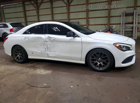 WDDSJ4GB8JN634896 2018 MERCEDES-BENZ CLA-CLASS White Передня права чверть