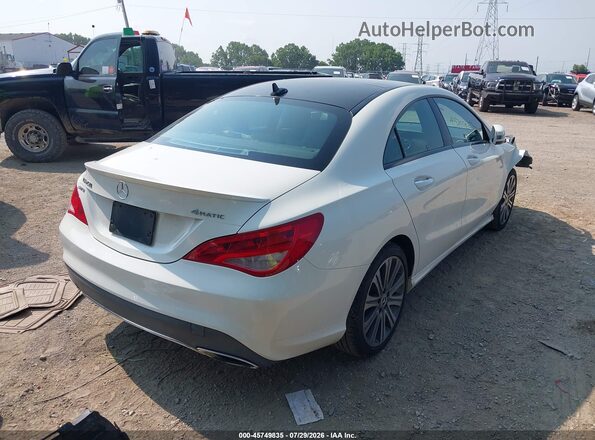 WDDSJ4GB9JN593484 2018 MERCEDES-BENZ CLA 250 White Tył prawy