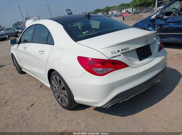 WDDSJ4GB9JN593484 2018 MERCEDES-BENZ CLA 250 White Tył lewy