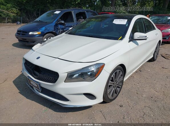 WDDSJ4GB9JN593484 2018 MERCEDES-BENZ CLA 250 White Przód lewy