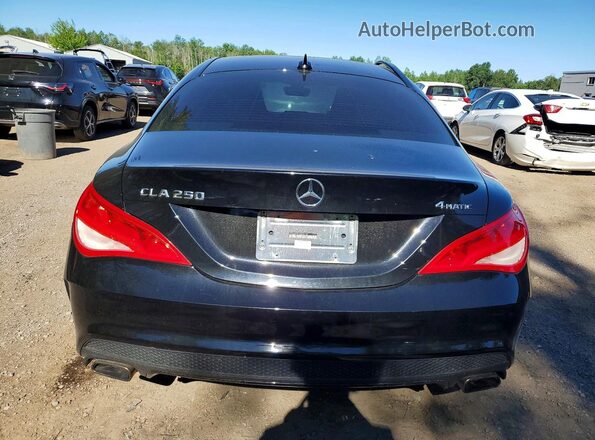WDDSJ4GBXGN366152 2016 MERCEDES-BENZ CLA-CLASS Black Вид ззаду