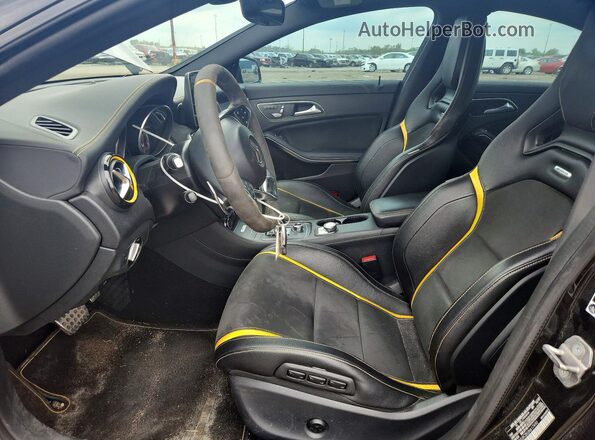 WDDSJ5CB0JN617490 2018 MERCEDES-BENZ CLA-CLASS Black Widok wnętrza z przodu