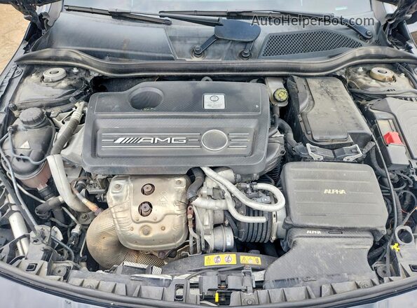 WDDSJ5CB0JN617490 2018 MERCEDES-BENZ CLA-CLASS Black Widok wnętrza z tyłu