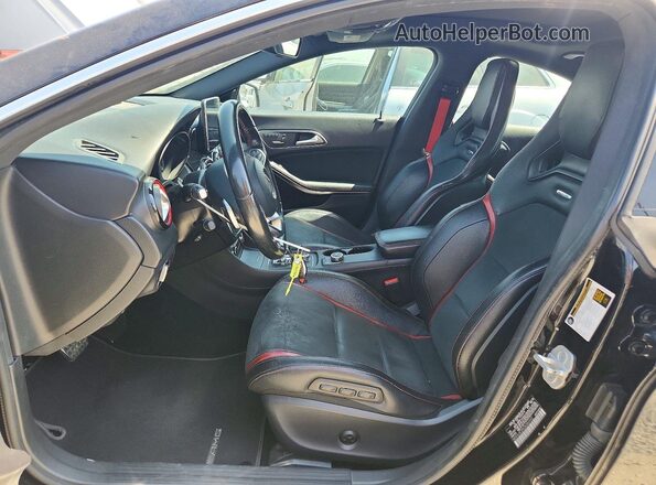WDDSJ5CB5GN356933 2016 MERCEDES-BENZ CLA-CLASS Black წინა სალონის ხედი