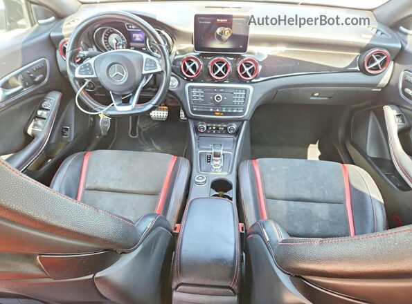 WDDSJ5CB5GN356933 2016 MERCEDES-BENZ CLA-CLASS Black წინა პანელის ხედი