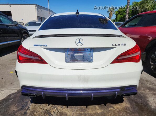WDDSJ5CB6JN550197 2018 MERCEDES-BENZ CLA-CLASS White Вид ззаду