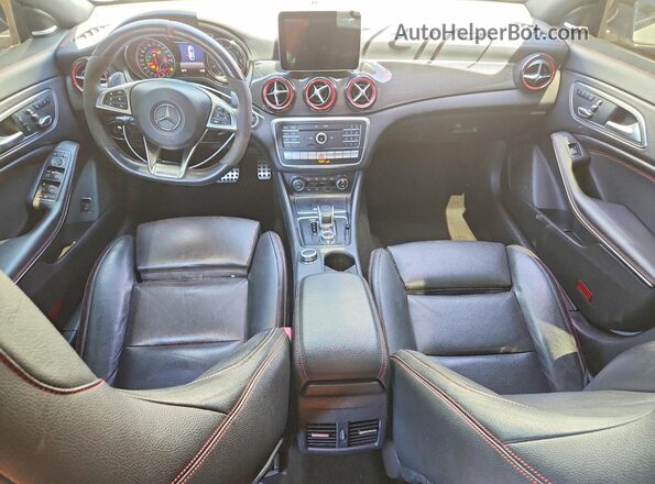 WDDSJ5CB6JN550197 2018 MERCEDES-BENZ CLA-CLASS White Вид панелі приладів