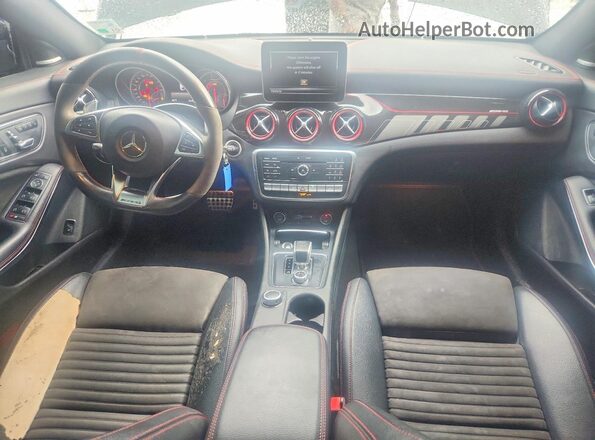 WDDSJ5CBXJN618744 2018 MERCEDES-BENZ CLA-CLASS Black წინა პანელის ხედი