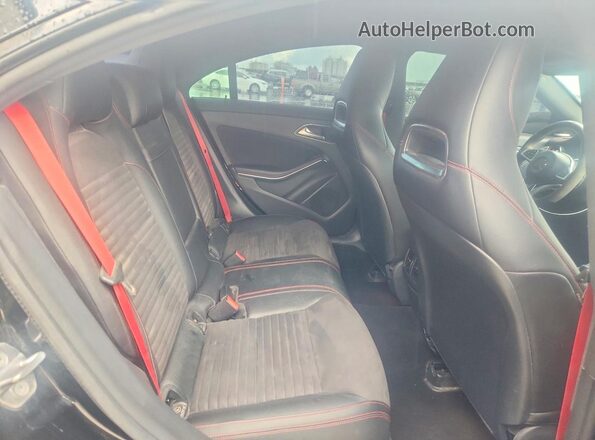 WDDSJ5CBXJN618744 2018 MERCEDES-BENZ CLA-CLASS Black უკანა სავარძლების ხედი