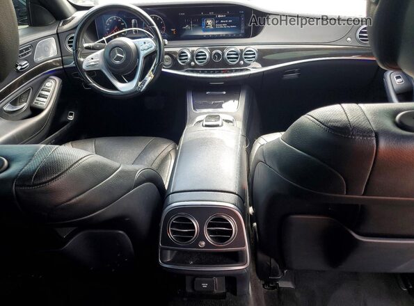 WDDUG6EB5KA431219 2019 MERCEDES-BENZ S Black Вид панелі приладів