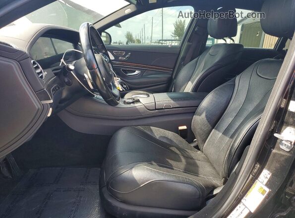 WDDUG6EB5KA431219 2019 MERCEDES-BENZ S Black Вид салону спереду