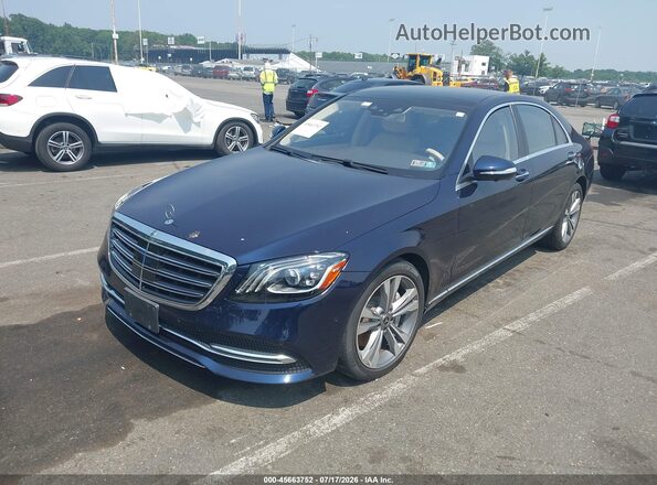 WDDUG6EB7LA520629 2020 MERCEDES-BENZ S-CLASS Dark Blue Vista tres cuartos delantera izquierda