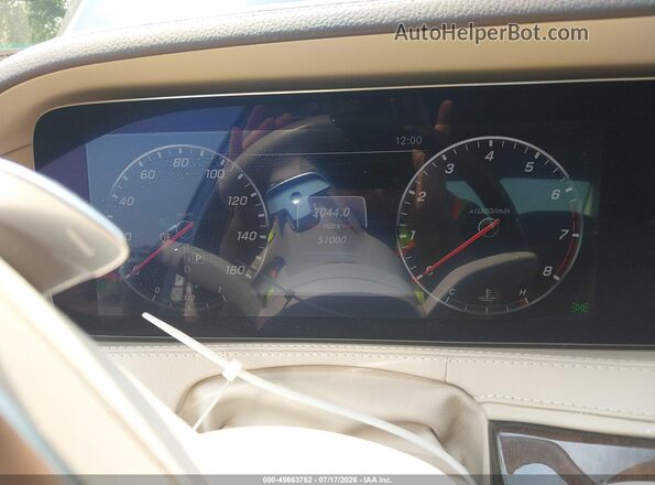 WDDUG6EB7LA520629 2020 MERCEDES-BENZ S-CLASS Dark Blue Vista de los asientos traseros