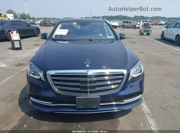 WDDUG6EB7LA520629 2020 MERCEDES-BENZ S-CLASS Dark Blue Vista del cuadro de instrumentos