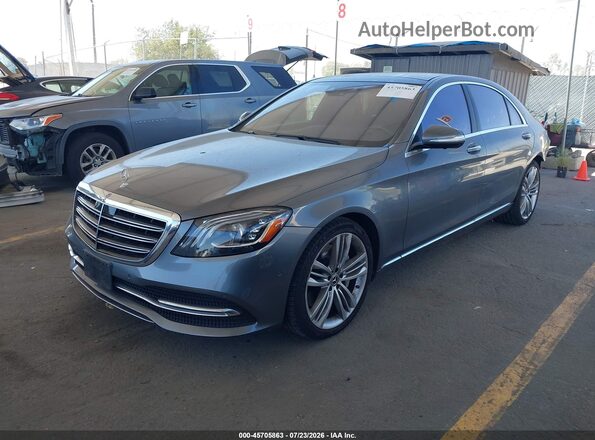 WDDUG6GB1KA422918 2019 MERCEDES-BENZ S-CLASS Gray Առջևի ձախ երեք քառորդ տեսարան