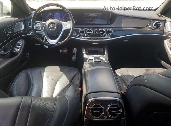 WDDUG7DB3KA476831 2019 MERCEDES-BENZ S White Dashboard view