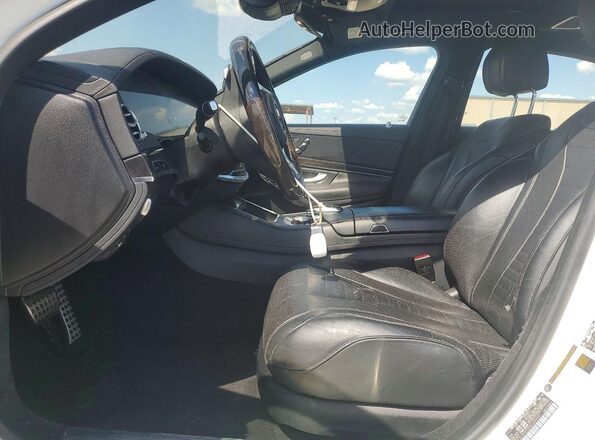 WDDUG7DB3KA476831 2019 MERCEDES-BENZ S White Front interior view