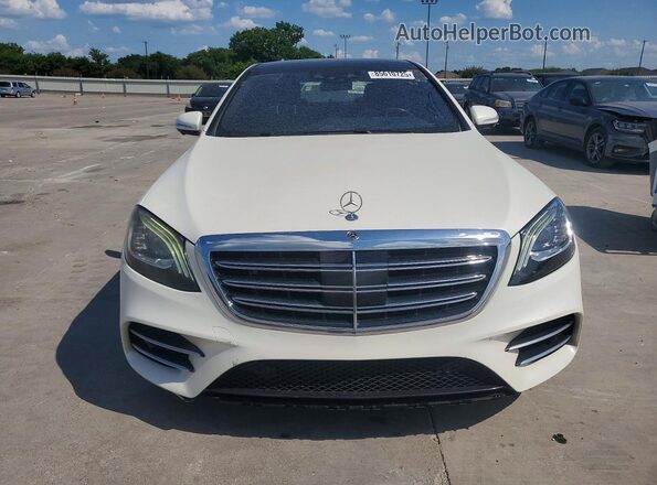 WDDUG7DB3KA476831 2019 MERCEDES-BENZ S White Front view
