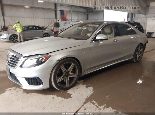 WDDUG7JB0GA205494 2016 MERCEDES-BENZ AMG S 63 Silver Przód lewy