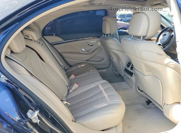WDDUG8CB0GA208382 2016 MERCEDES-BENZ S Blue Հետևի նստատեղերի տեսք