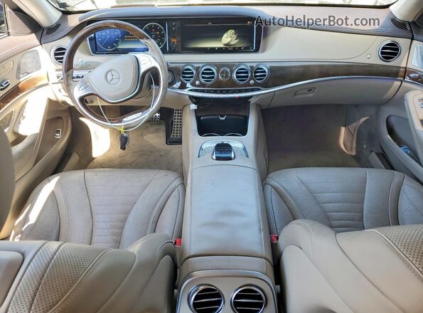 WDDUG8CB0GA208382 2016 MERCEDES-BENZ S Blue Առջևի վահանակի տեսք