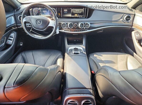 WDDUG8CB1HA338317 2017 MERCEDES-BENZ S Silver Widok deski rozdzielczej