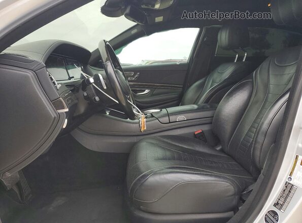 WDDUG8CB2GA246406 2016 MERCEDES-BENZ S Silver Вид салону спереду