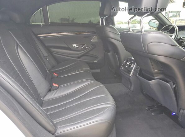 WDDUG8CB2GA246406 2016 MERCEDES-BENZ S Silver Вид задніх сидінь